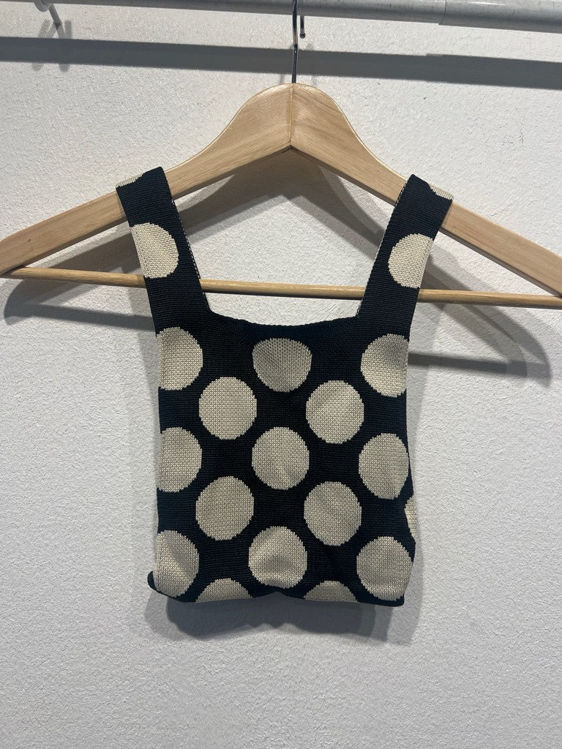 Billede af Knitting bag with beige round 