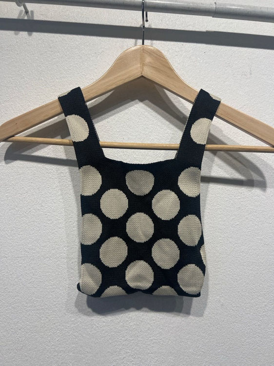 Billede af Knitting bag with beige round 