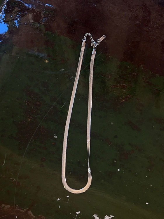 Billede af Silver snackbone nacklace 