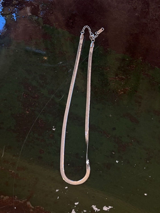 Billede af Silver snackbone nacklace 