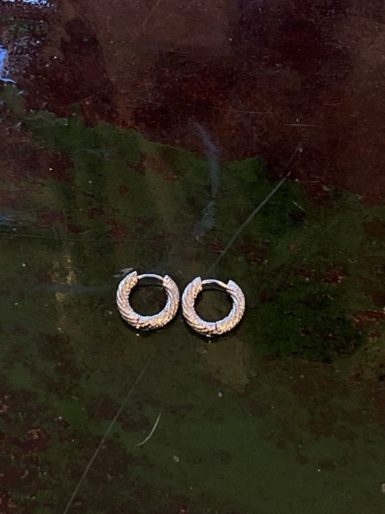 Billede af Thick silver hoop