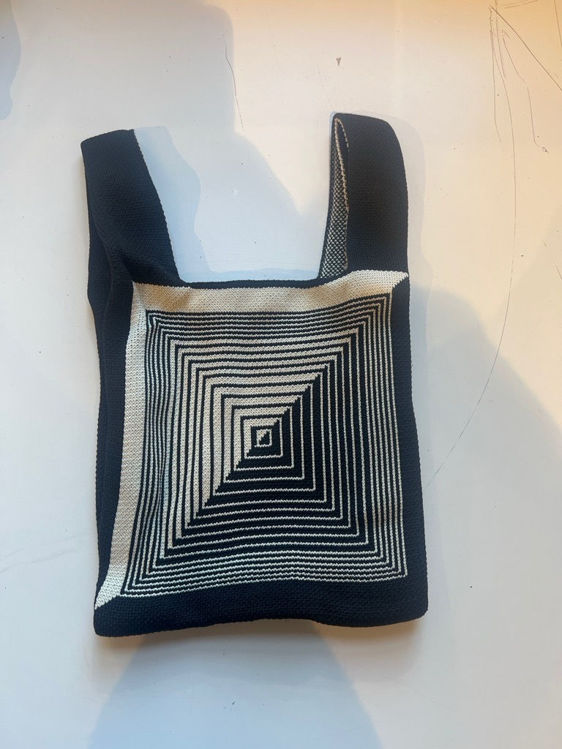 Billede af Squares knitting bag