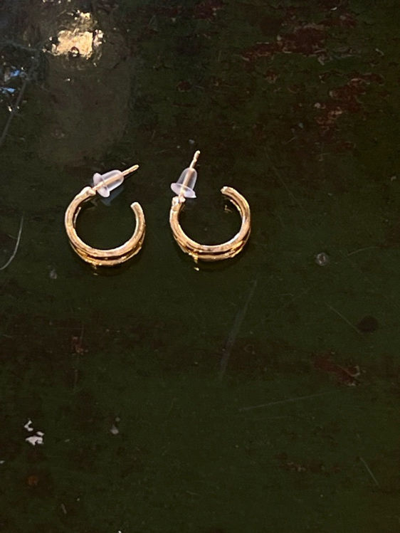 Billede af Golden double hoop