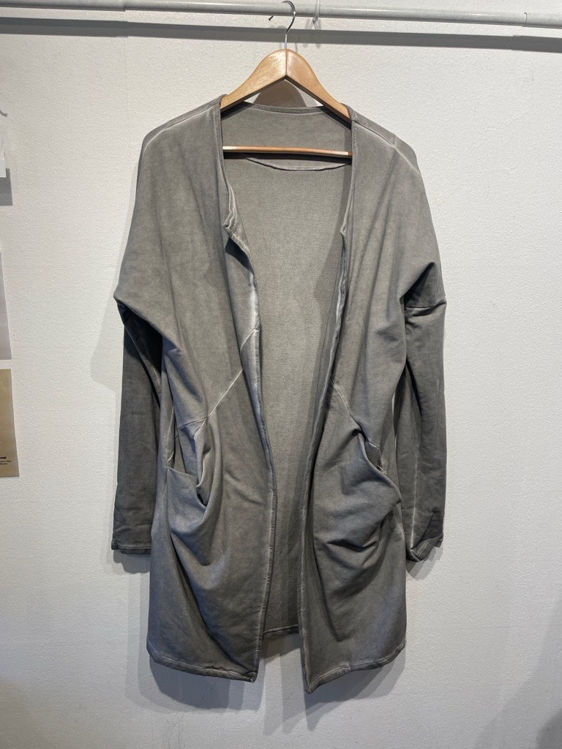 Billede af Grå lang cardigan 