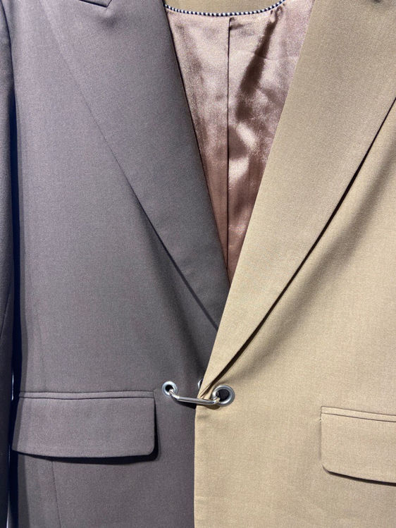 Billede af KH Upcycled blazer tofarvet