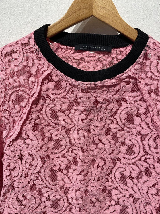 Billede af Pink blonde bluse