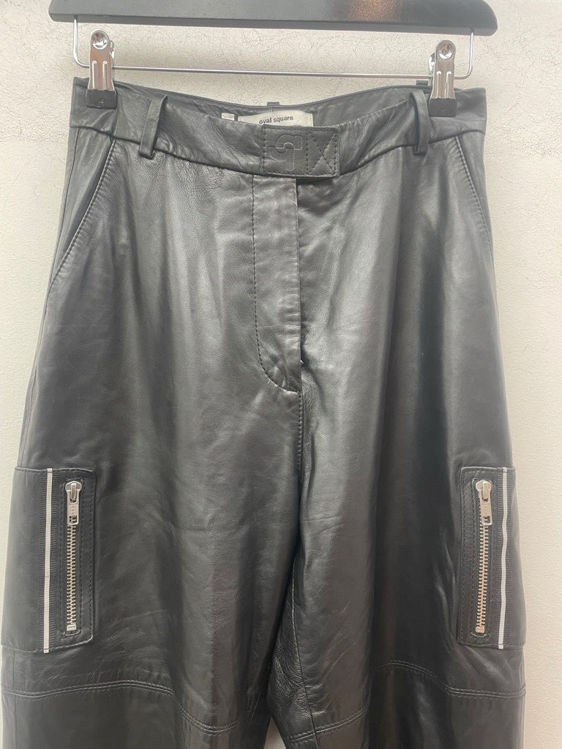Billede af Oval square leather pants