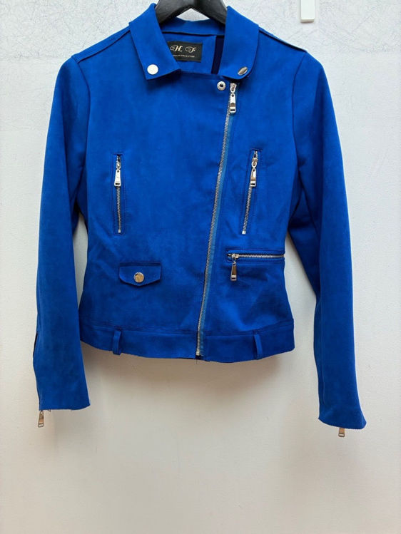 Billede af H F colletion blå ruskindsagtig