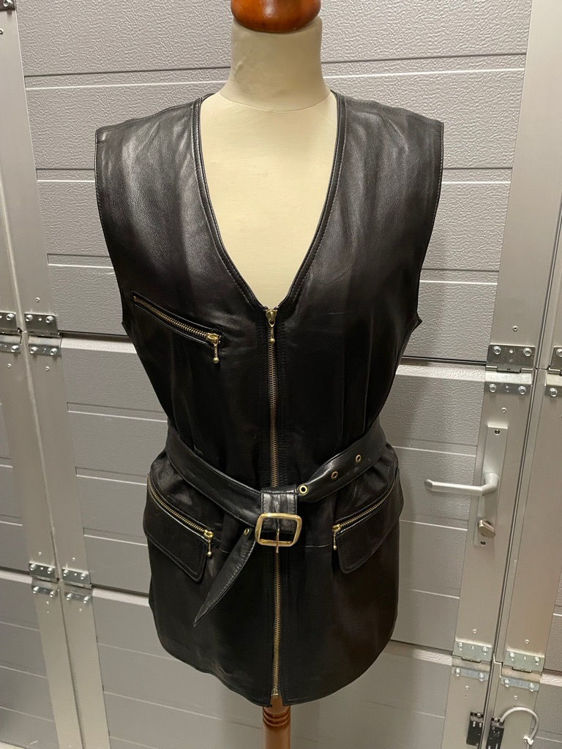 Billede af Skindvest, Black Basis