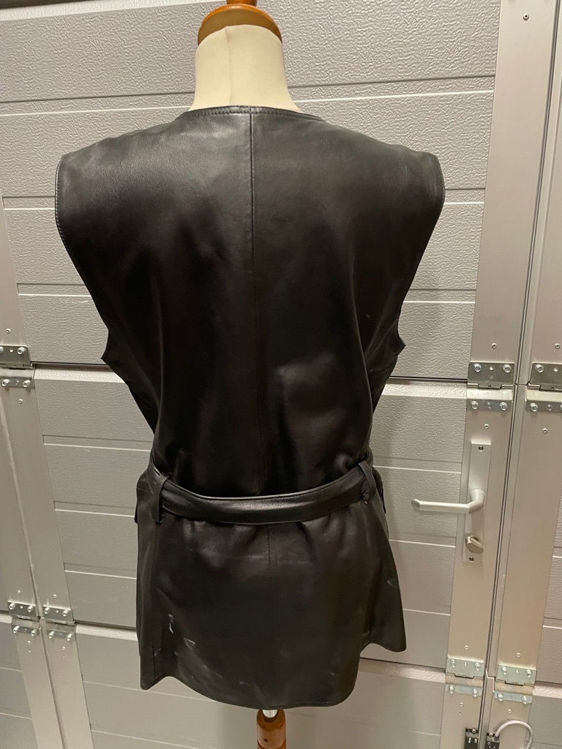 Billede af Skindvest, Black Basis