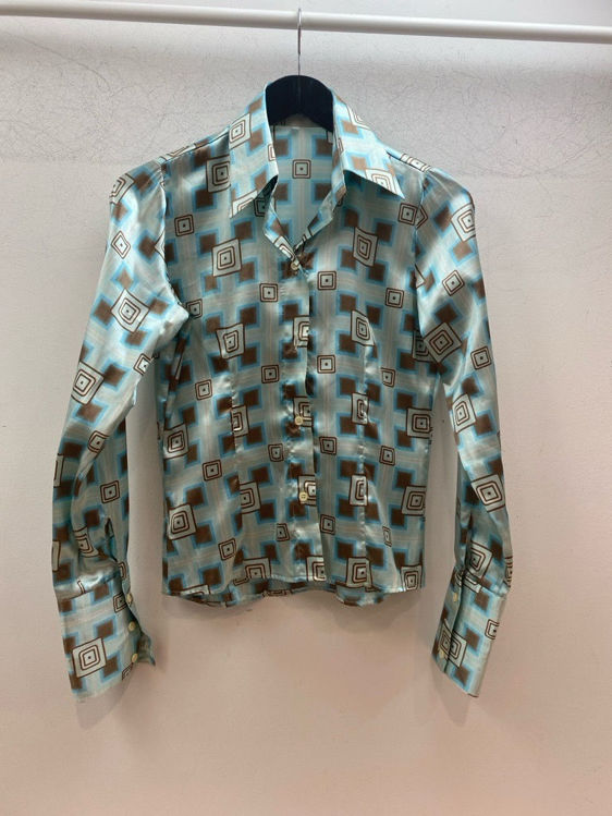 Billede af Skjorte retro satin 