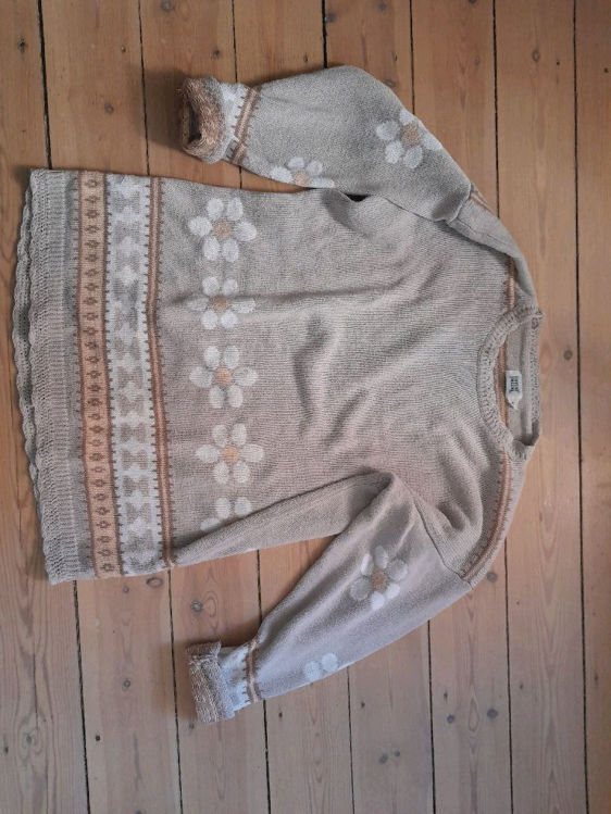 Billede af Beige strik vint