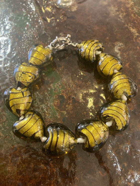 Billede af Glashjerte armbånd