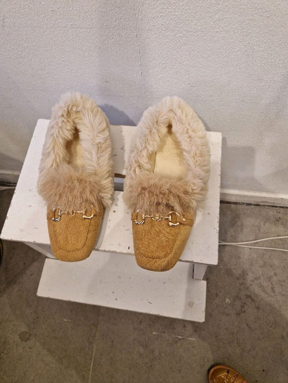 Billede af Pelsede moccasiner