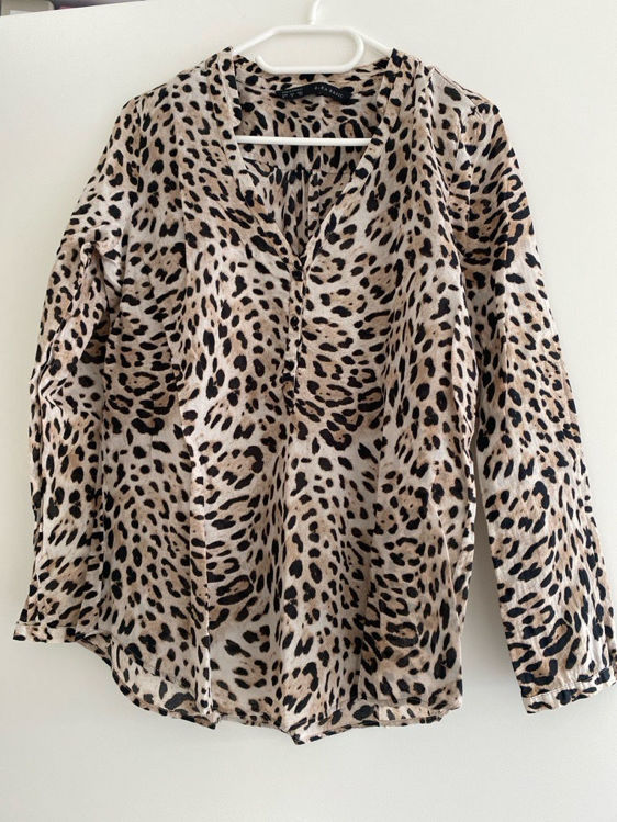 Billede af Zara skjorte leopard 