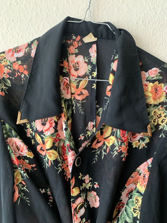 Billede af Vintage blomstret skjorte 
