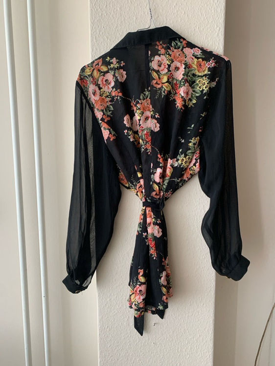 Billede af Vintage blomstret skjorte 