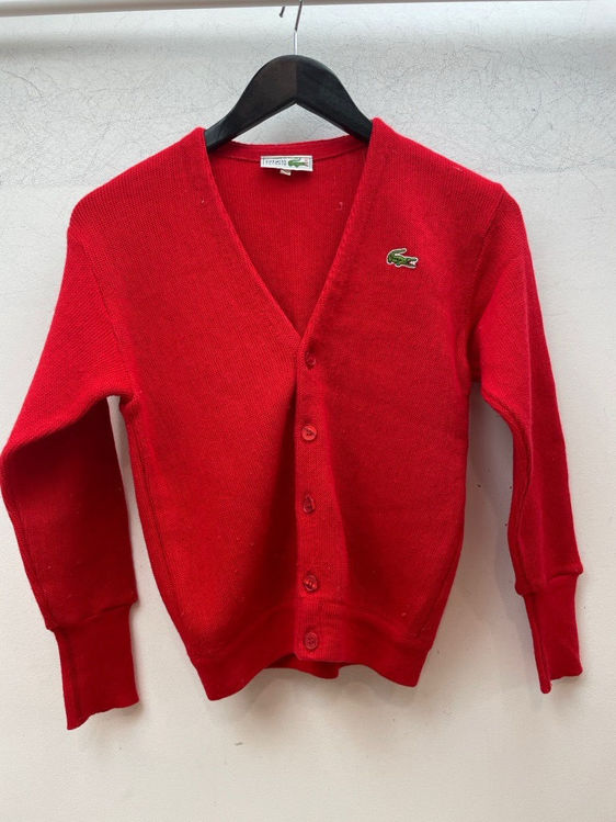 Billede af Vintage Lacoste uld cardigan