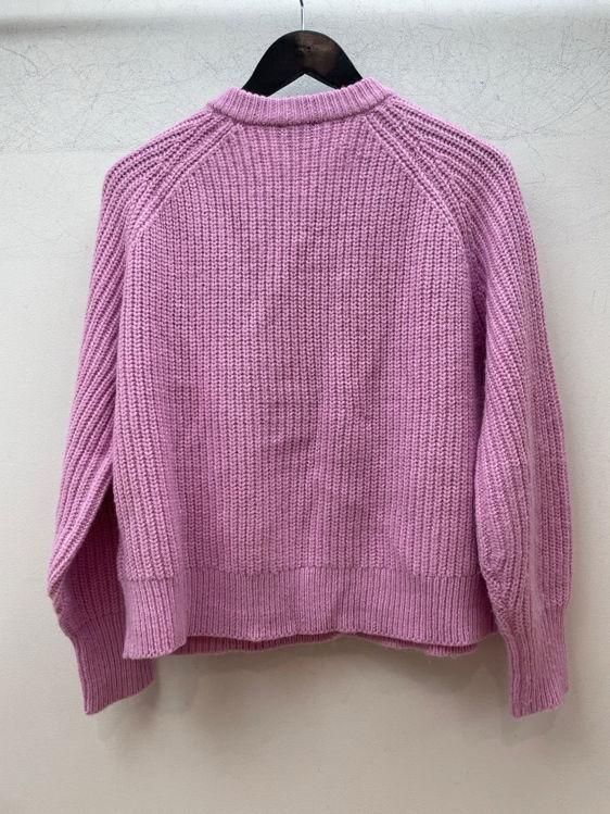 Billede af Lyserød strik cardigan