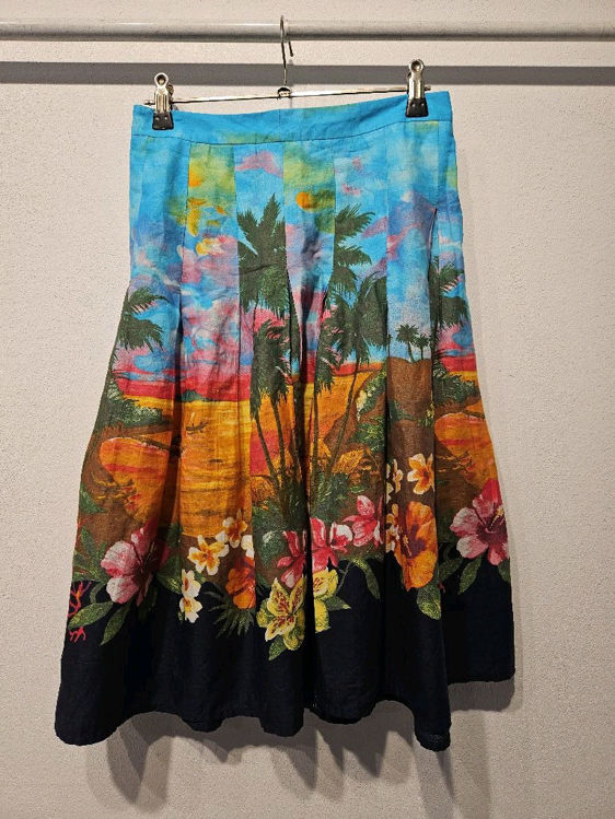 Billede af Zara fin Hawaii nederdel 