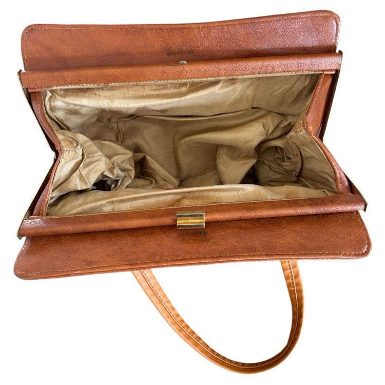 Billede af 1970s vintage leather handbag