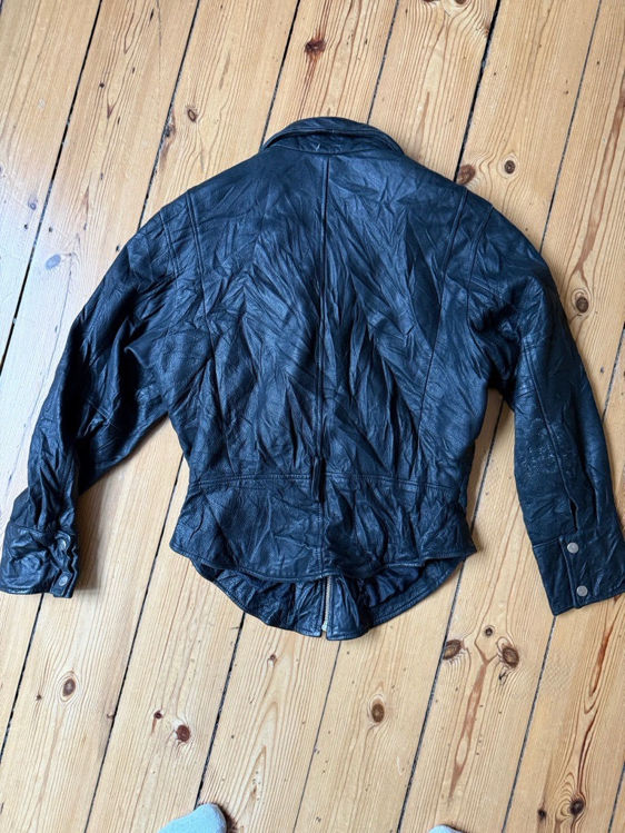 Billede af Læder jakke vintage 