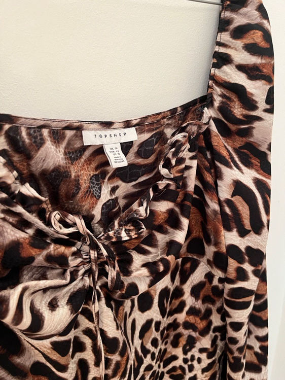 Billede af Top shop vintage leopard bluse