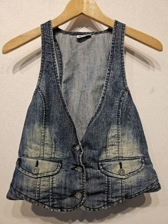 Billede af Fin denim vest m.lommer