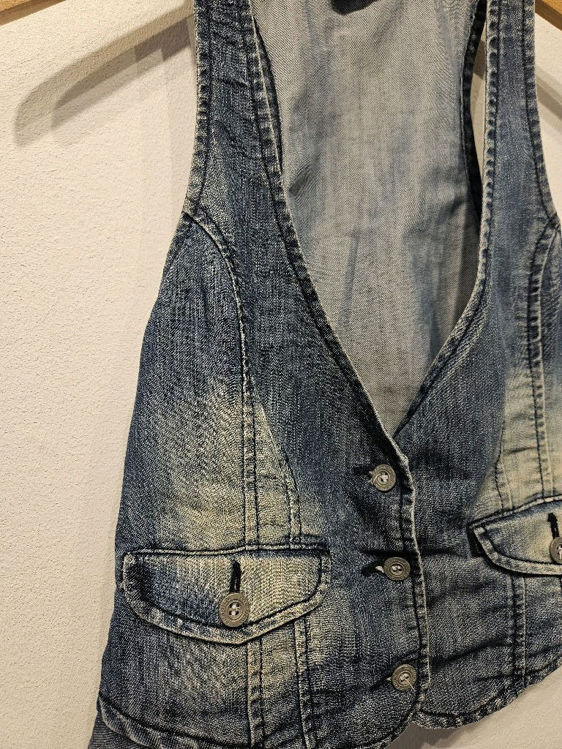 Billede af Fin denim vest m.lommer