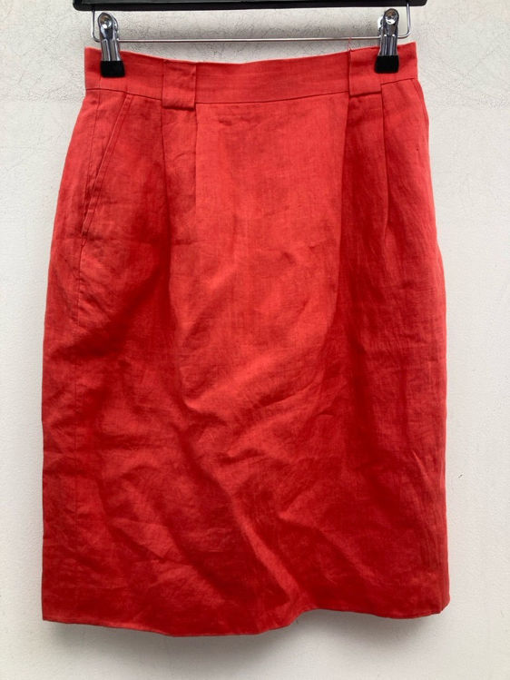 Billede af Burberry hør-skørt anno 1985