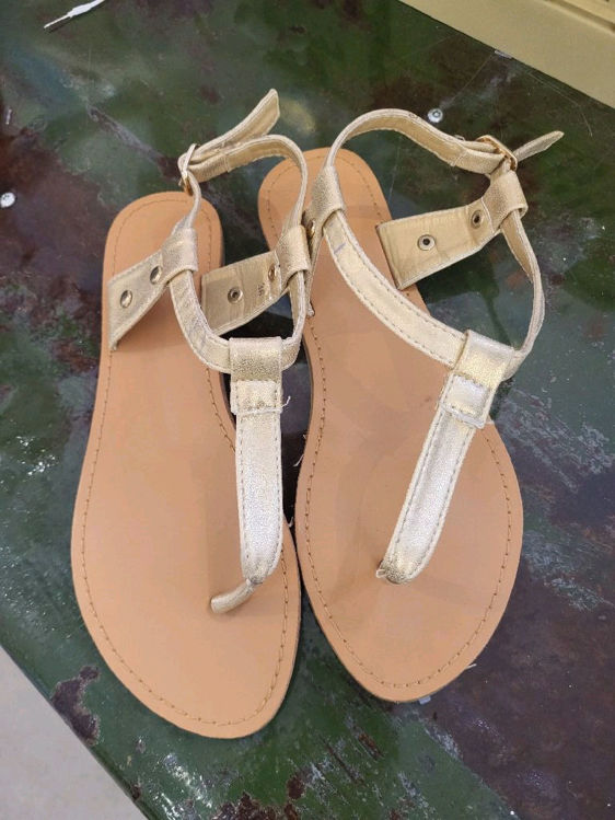 Billede af Guld sandaler 