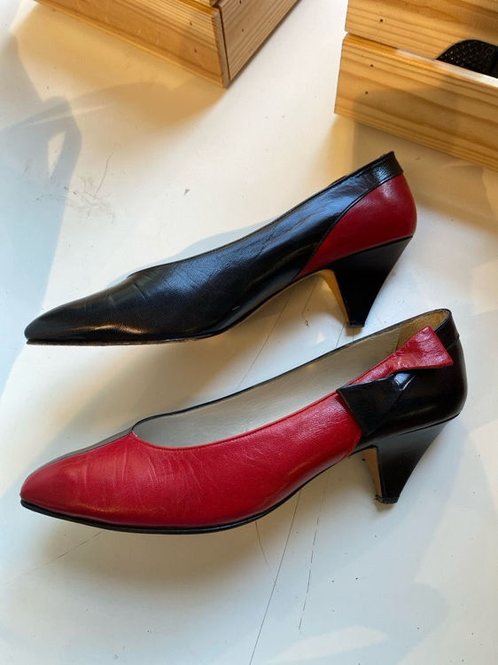 Billede af Vintage pumps skind