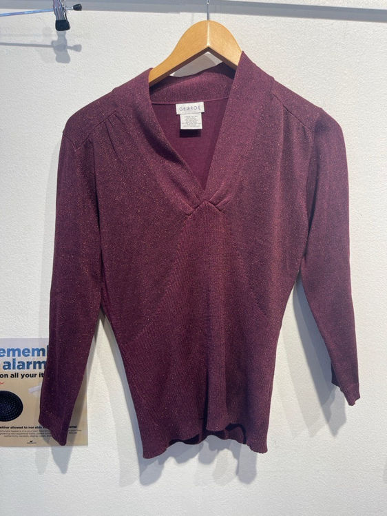 Billede af Silkebluse med glimmer