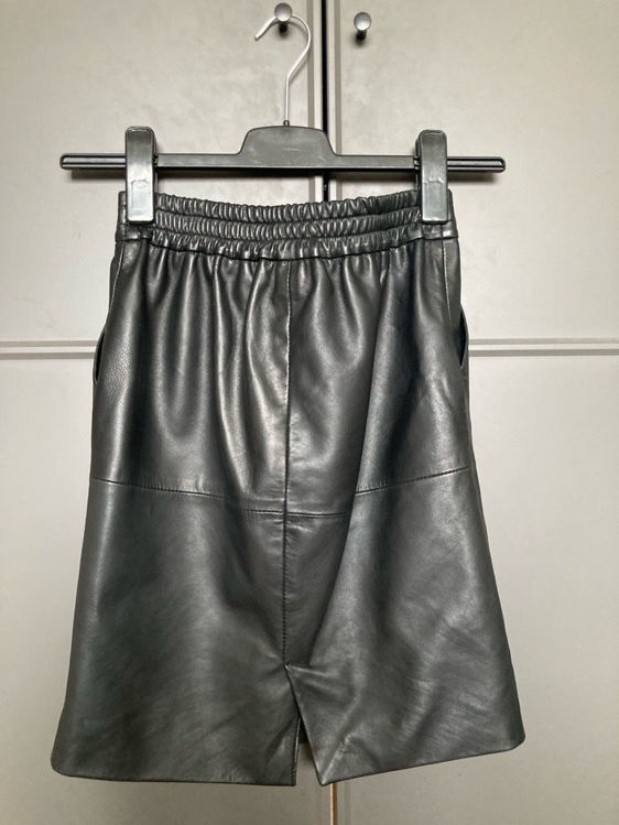 Billede af MSCH XS leather skirt with pockets