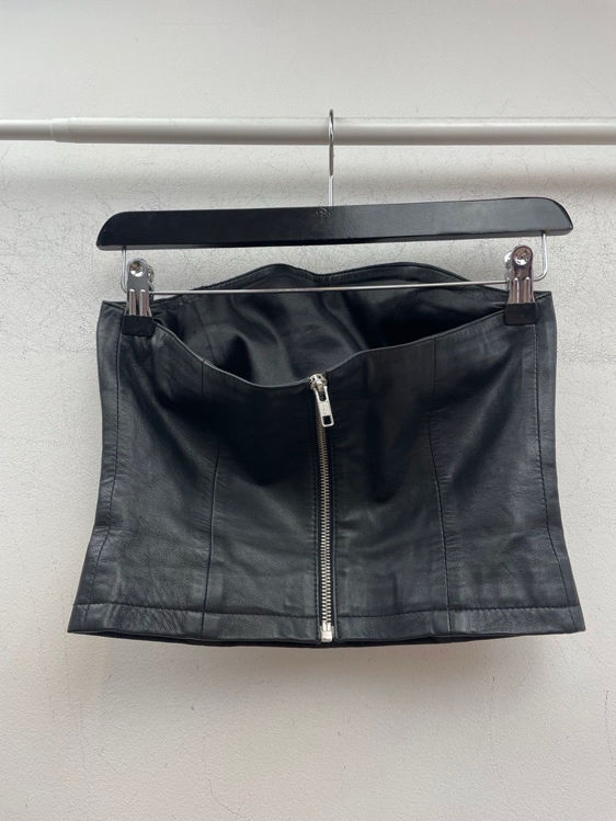 Billede af Oval Square leather bustier