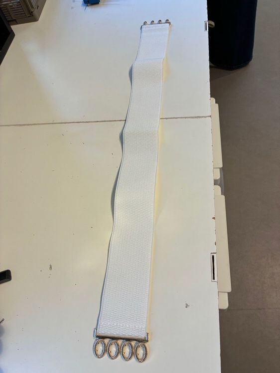 Billede af Nyt hvidt bælte elastisk