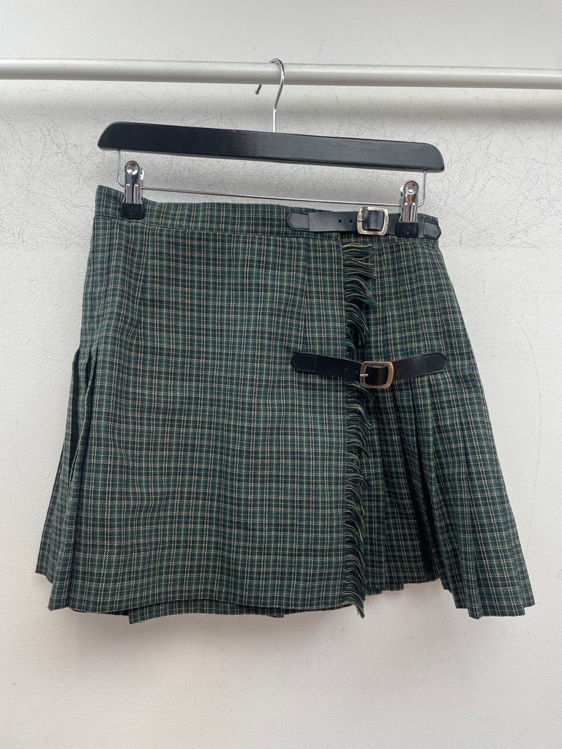 Billede af Vintage wool plaid skirt