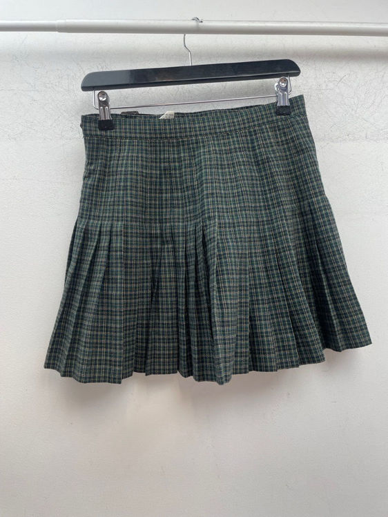 Billede af Vintage wool plaid skirt