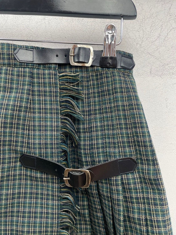 Billede af Vintage wool plaid skirt