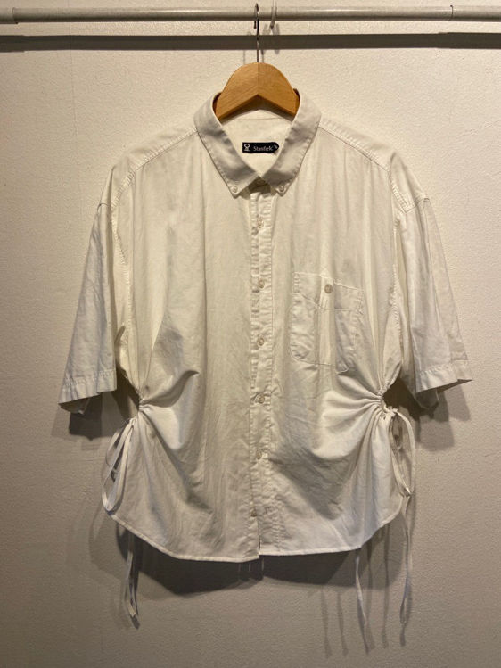 Billede af KH Upcycled skjorte kortærmet hvid
