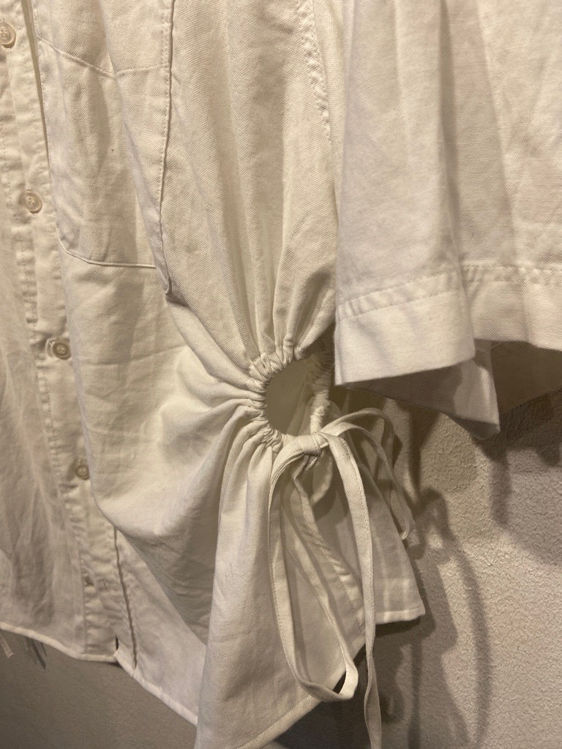 Billede af KH Upcycled skjorte kortærmet hvid
