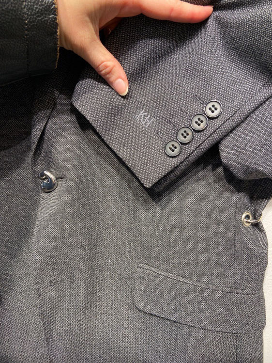 Billede af KH Upcycled blazer grå