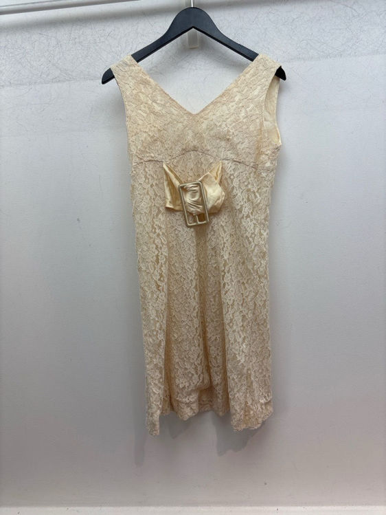 Billede af Vintage kjole i blonde