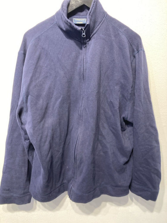 Billede af Mørkeblå zip-up hoodie