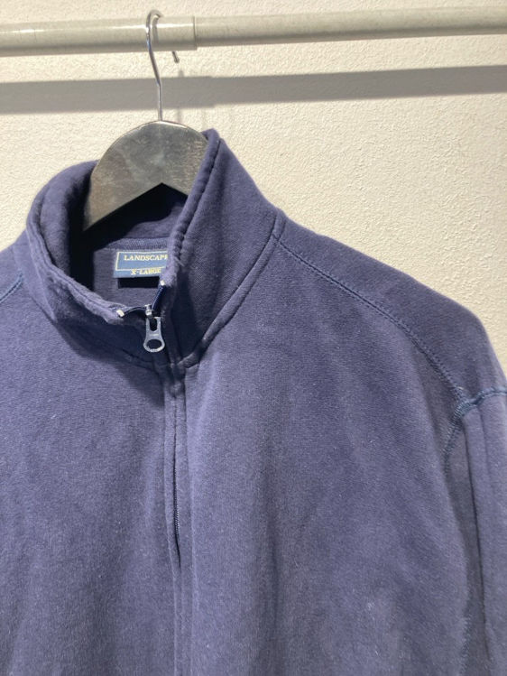 Billede af Mørkeblå zip-up hoodie