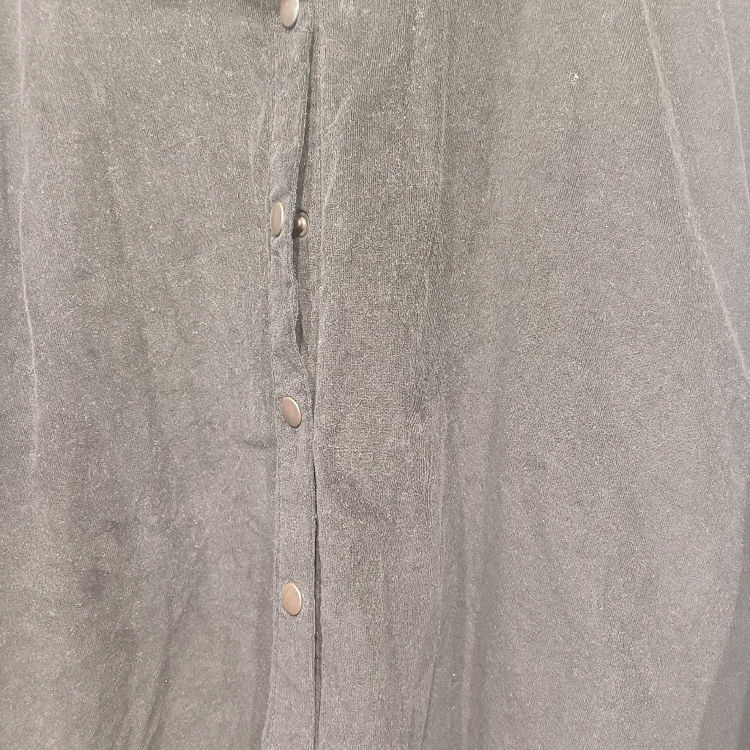 Billede af Blød skjorte oversize i sort
