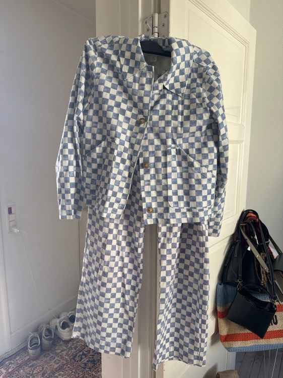 Billede af Ternet denim sæt 