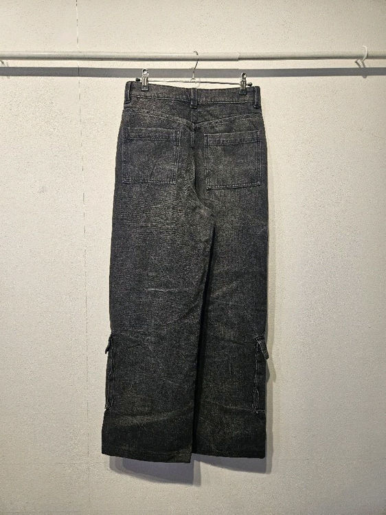 Billede af H&M fede sorte cargo bukser 