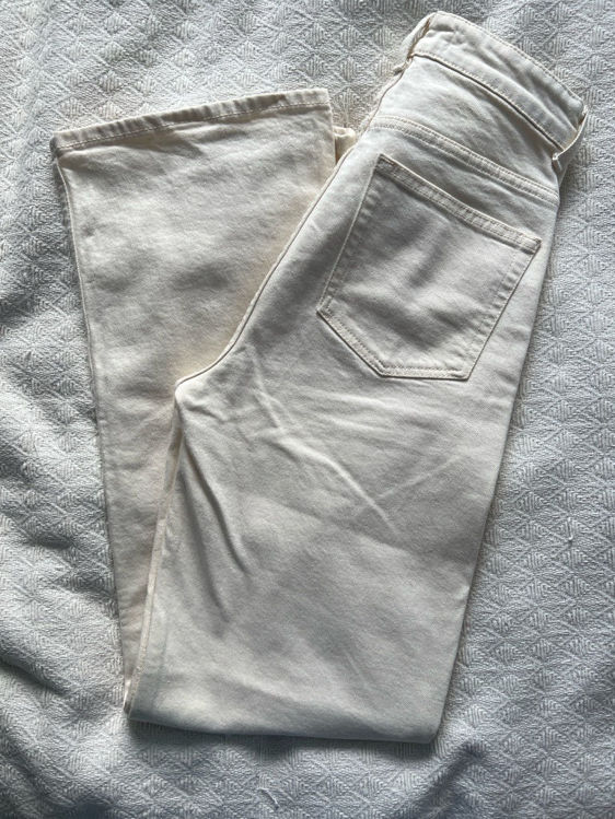 Billede af Creme farvet jeans 