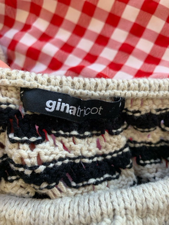 Billede af Gina tricot, crop top (beige and black)